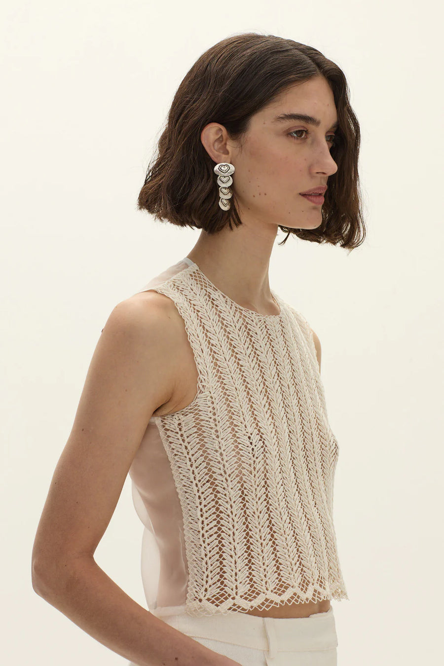 Top Yunga con Organza
