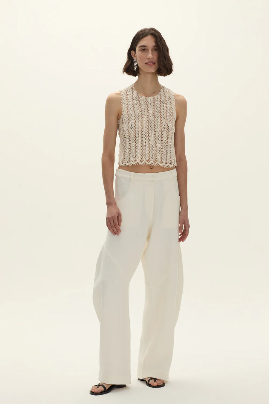 Top Yunga con Organza