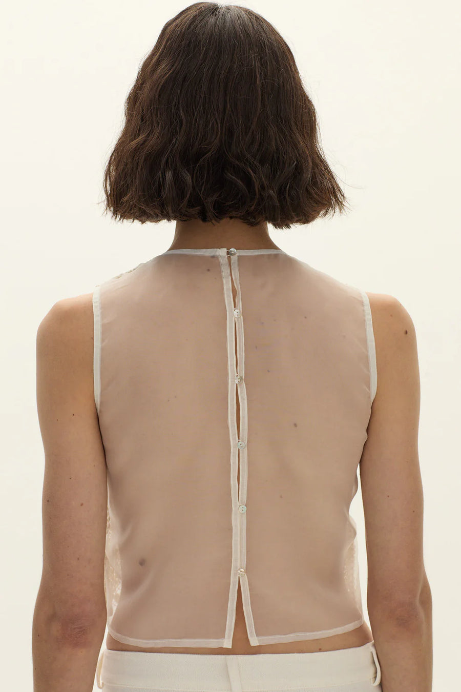 Top Yunga con Organza