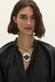 Double Spike Necklace
