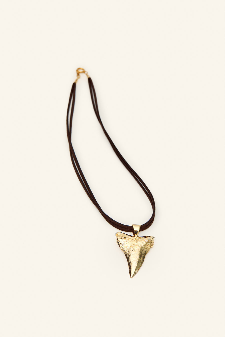Gold Shark Tooth Necklace