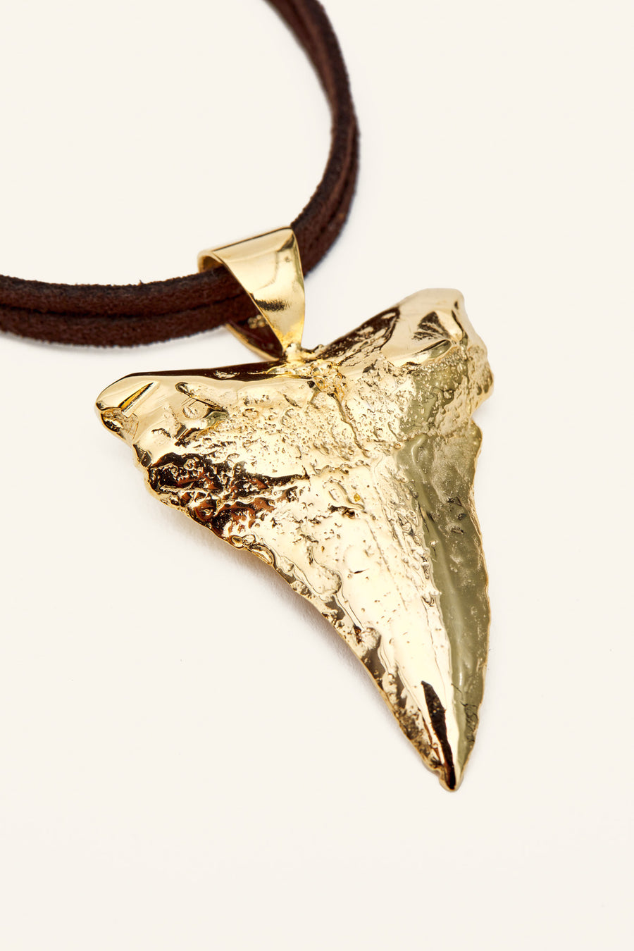 Gold Shark Tooth Necklace