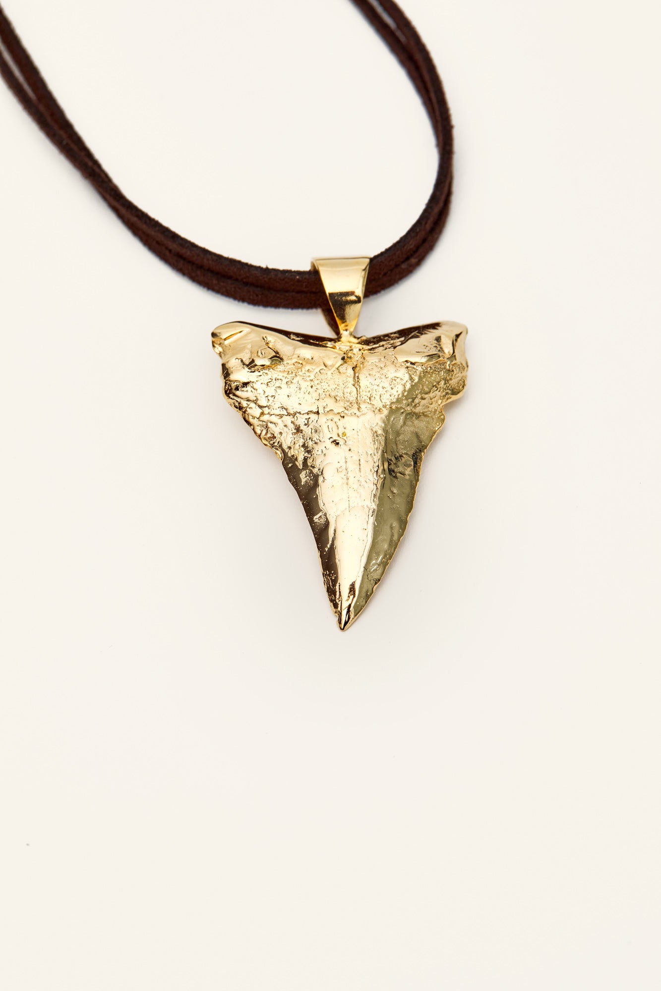 Gold Shark Tooth Necklace