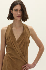 Vestido Fuste de Gamuza