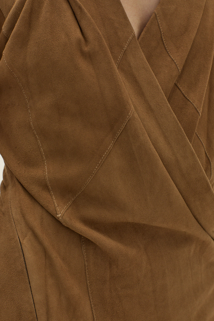 Vestido Fuste de Gamuza