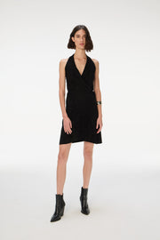 Vestido Fuste de Cabra Gamuzada