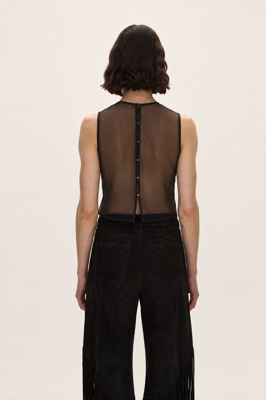 Top Yunga con Organza